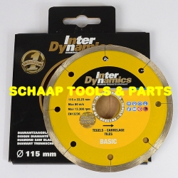 Diamant TEGELzaagblad basic 115 x 22.23 mm | 630115